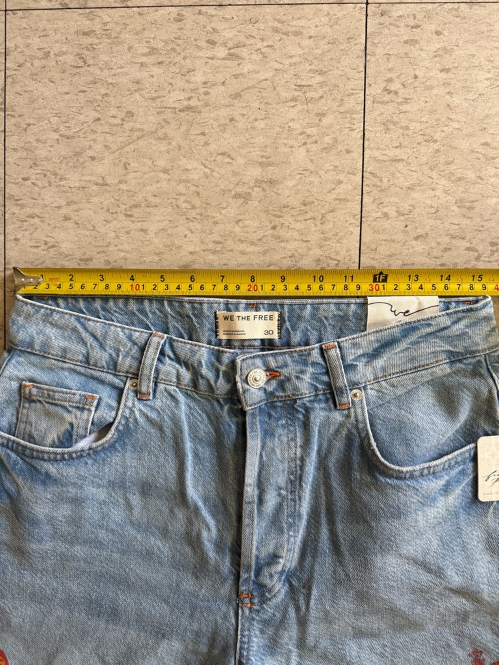 Free People Palisades Wide Leg Jeans - Picture 8 of 9